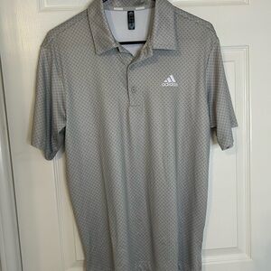 Adidas Gray Performance Polo Shirt